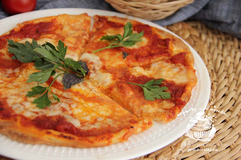 Пицца «Маргарита» в духовке пошаговый рецепт с видео и фото – Итальянская кухня: Паста и пицца